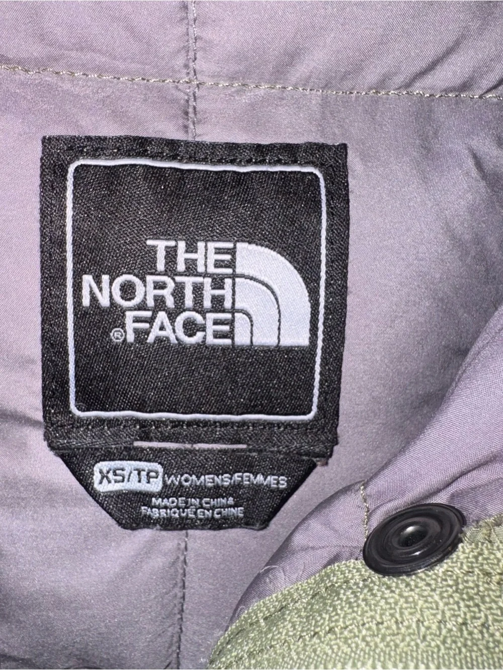 The North Face VTG Women’s XS 600 Fill Down Jacket Olive Green